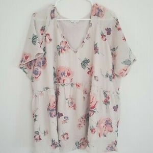 Lucky brand floral top